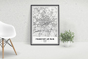 Germany City Street Maps - Print Art, an Illustration by AdrianDragne (Thumbnail 10 of 10)