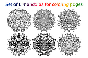 Mandala. Coloring book pages, an Object Graphic by jelisua88