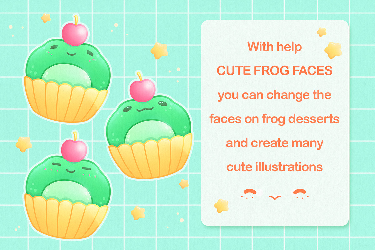 Cute Procreate Brushes, Frogs Stamp, an Animal Illustration by InkPrintsTattoo (Photo 7 of 7)