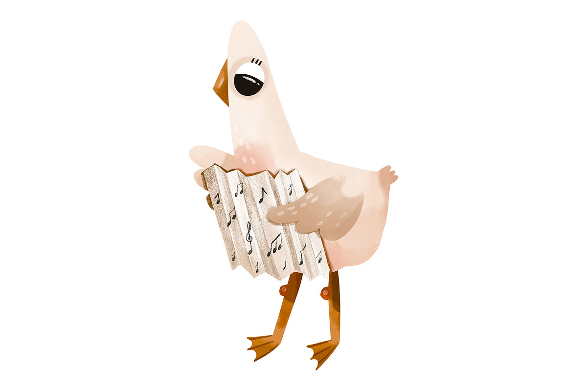Cute Musical Geese Clipart Set, an Animal Illustration by the_myro (Photo 9 of 12)