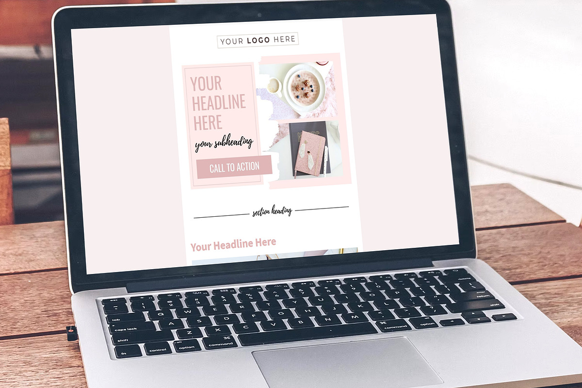 Canva & Mailchimp Template | Blush, an Email Template by Thirty One Palms Studio (Photo 7 of 7)