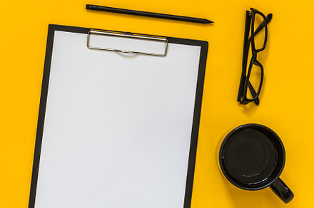 Flat lay black business accessories featuring flat, lay, and black