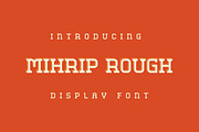 Mihrip Rough, a Sans Serif Font by lelevien (Thumbnail 1 of 5)