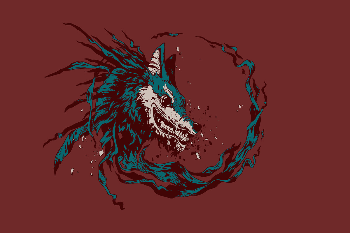 Wolf, an Animal Illustration by illusign (Photo 2 of 2)
