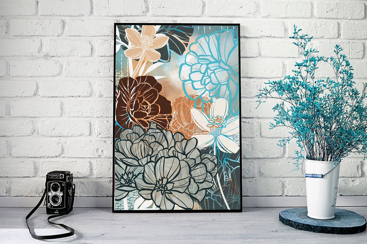 Floral Procreate Stamp Brushes 10, a Brushes & More by DeloresArt (Photo 7 of 8)