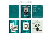 Canva Branding Kit Green Forest, a Branding & Logo Template by CopertiniStudio (Thumbnail 5 of 7)