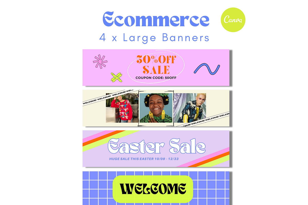 Etsy Shop Branding Canva Templates, a Landing Page Template by Hell Yeah Designs (Photo 5 of 7)