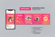 Pink Fashion Instagram Carousel, a Social Media Template by UICreative (Thumbnail 1 of 4)