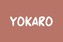 Yokaro Playful Handwritten Font