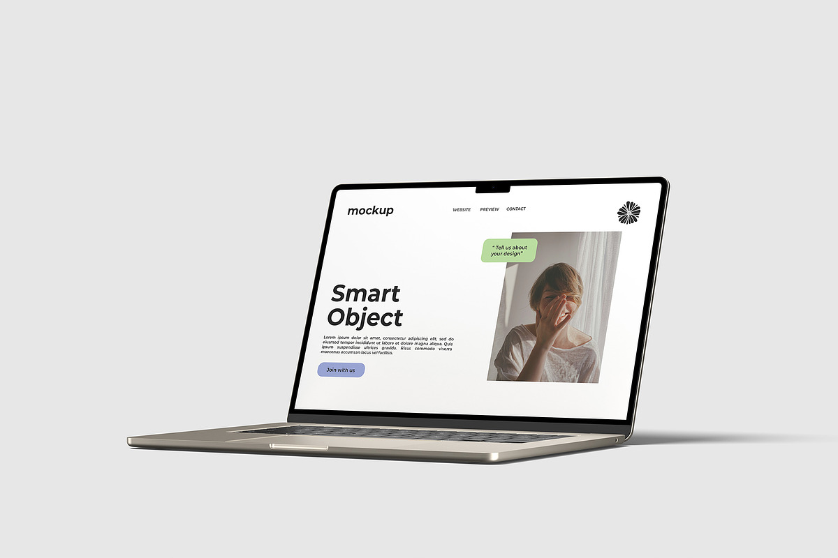 Macbook Air 15 Mockup, a Mac Mockup by graphicpages (Photo 6 of 15)