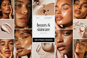 Skincare Beauty Stock Photos Bundle