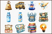 Whimsical Back to School Clipart, an Illustration by Sublimation Artist (Thumbnail 3 of 6)
