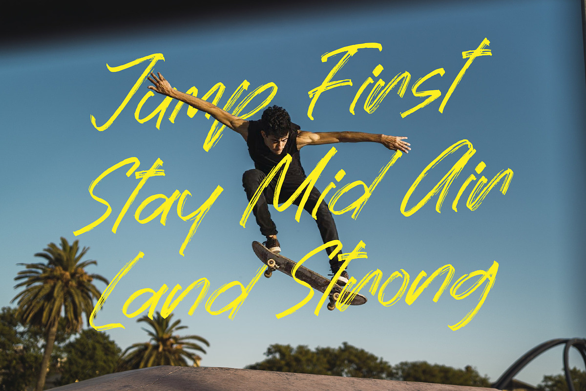 Ramble Hand - Brush Handwritten Font, a Handwritten Font by Graha Type (Photo 4 of 8)