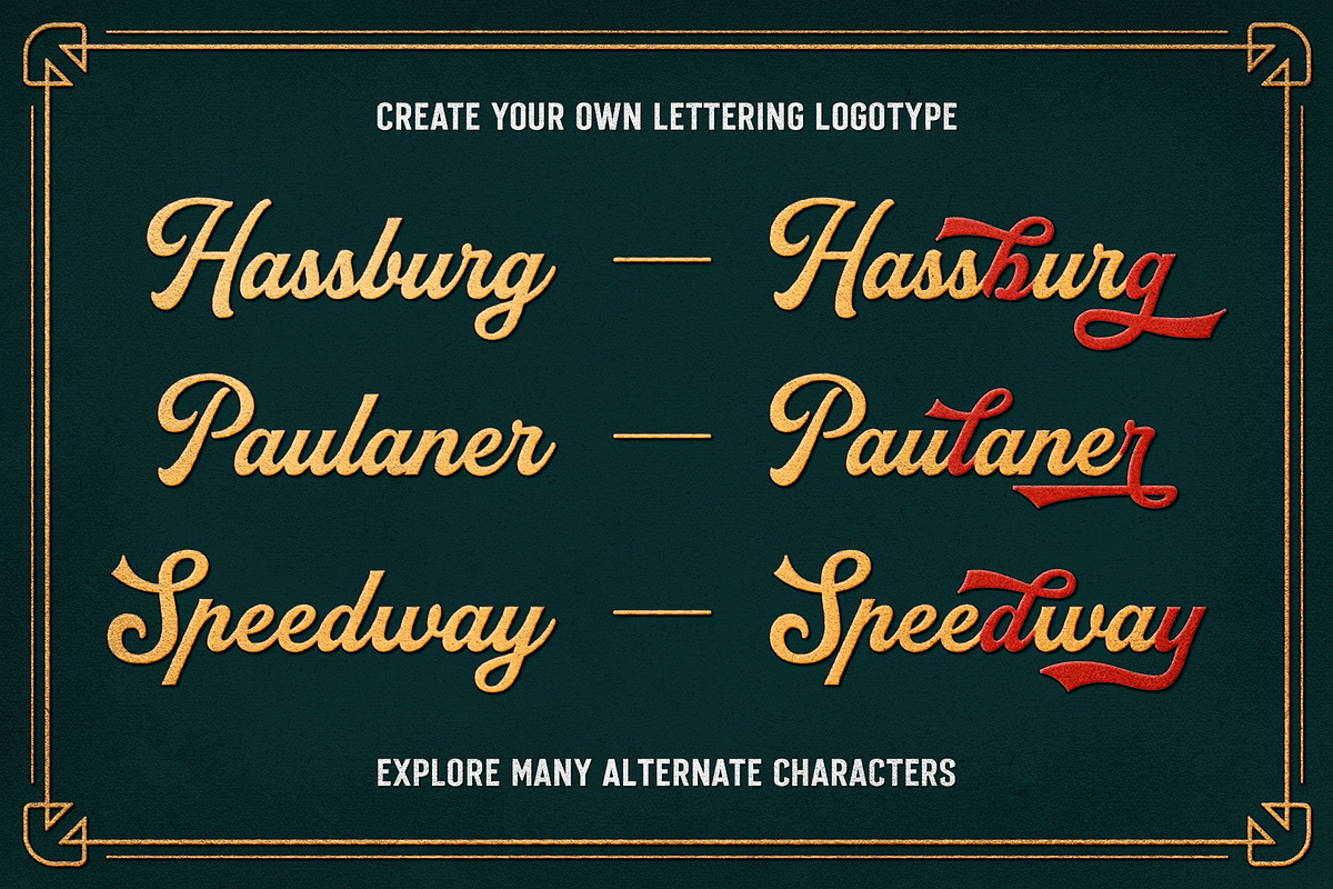 Rallington - Font Collection preview 3