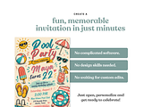 Pool Party Birthday Invitation, an Invitation Template by heynomi (Thumbnail 14 of 19)