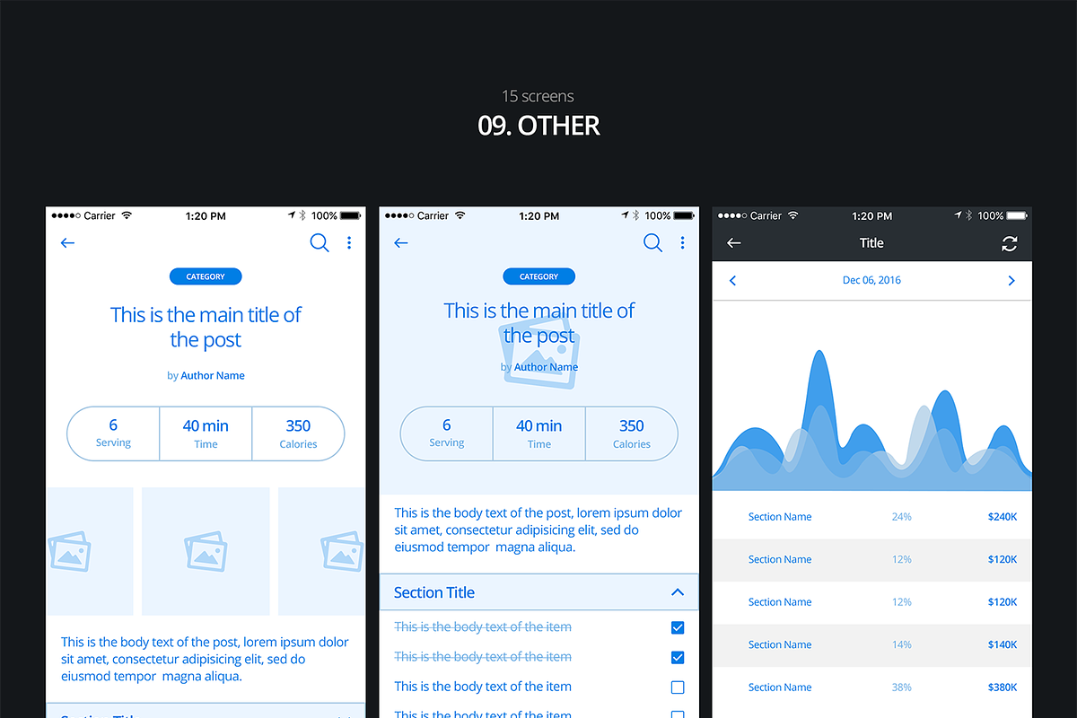 molo Mobile Wireframe Kit, a Wireframe Template by CreativesCastle (Photo 13 of 14)
