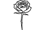 Rose Silhouette File Bundle, a Decorative Illustration by Designer_Momina (Thumbnail 2 of 21)