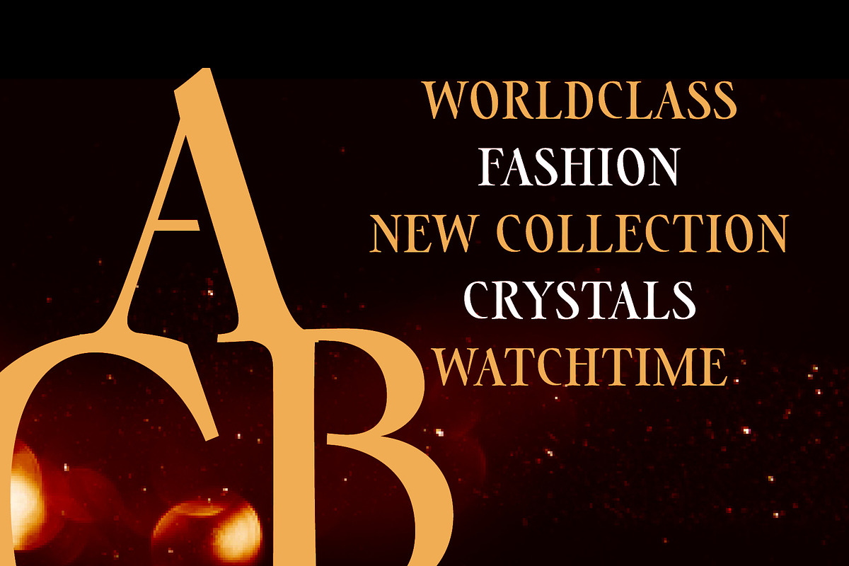 Crystalia Beautiful Headlines, a Font by Pixeria (Photo 2 of 7)