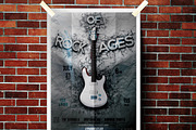 Grunge Poster Mockup, a Print Template by CREATIVE DUDE (Thumbnail 5 of 5)