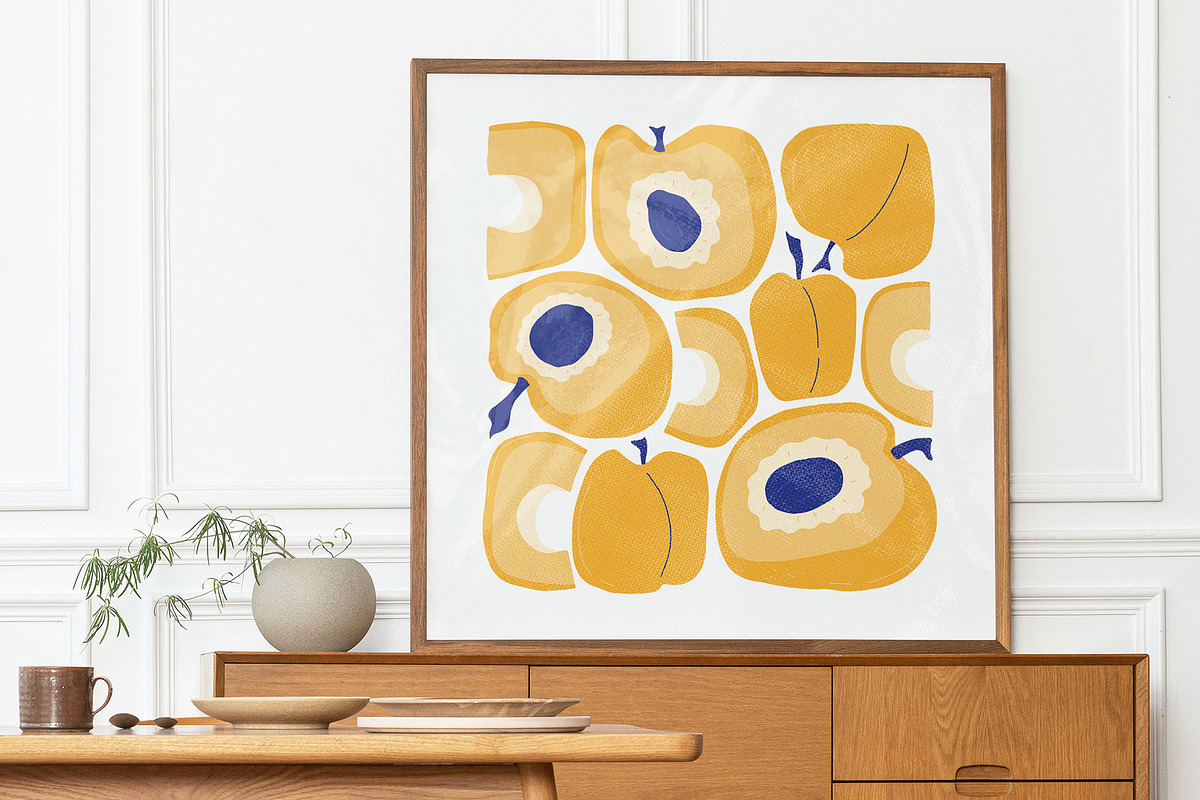 Modern Fruits | Wall Art Creator, an Object Graphic by Leleka.Store (Photo 8 of 18)