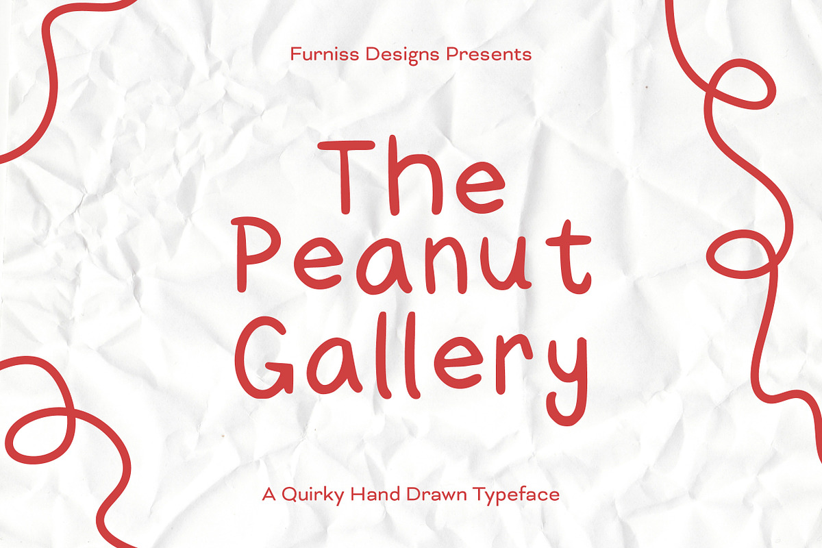 Peanut Gallery: A Handwritten Font, a Handwritten Font by Miriam Furniss Designs (Photo 1 of 6)