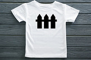 Fence Silhouette SVG #2, an Object Illustration by newminddesign (Thumbnail 7 of 10)