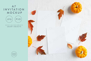Instagram Flat Lay Invitation Mockup