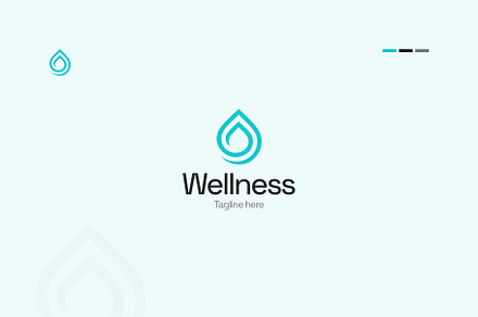 Minimal Drop Logo Design