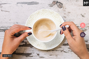 Cup With Saucer Mock-ups Set