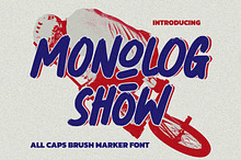 Monolog Show – All Caps Brush Marker