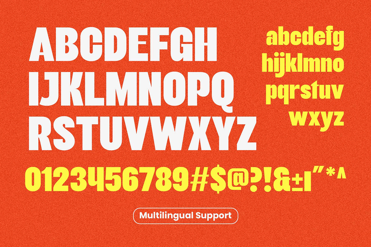 Highfat - Bold Condensed, a Sans Serif Font by Arterfak Project (Photo 13 of 15)