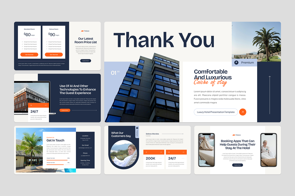 Luxury Hotel and Hospitality, a Presentation Template by YossyOneStd (Photo 3 of 6)