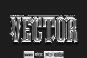 Metal Steel Text Effect