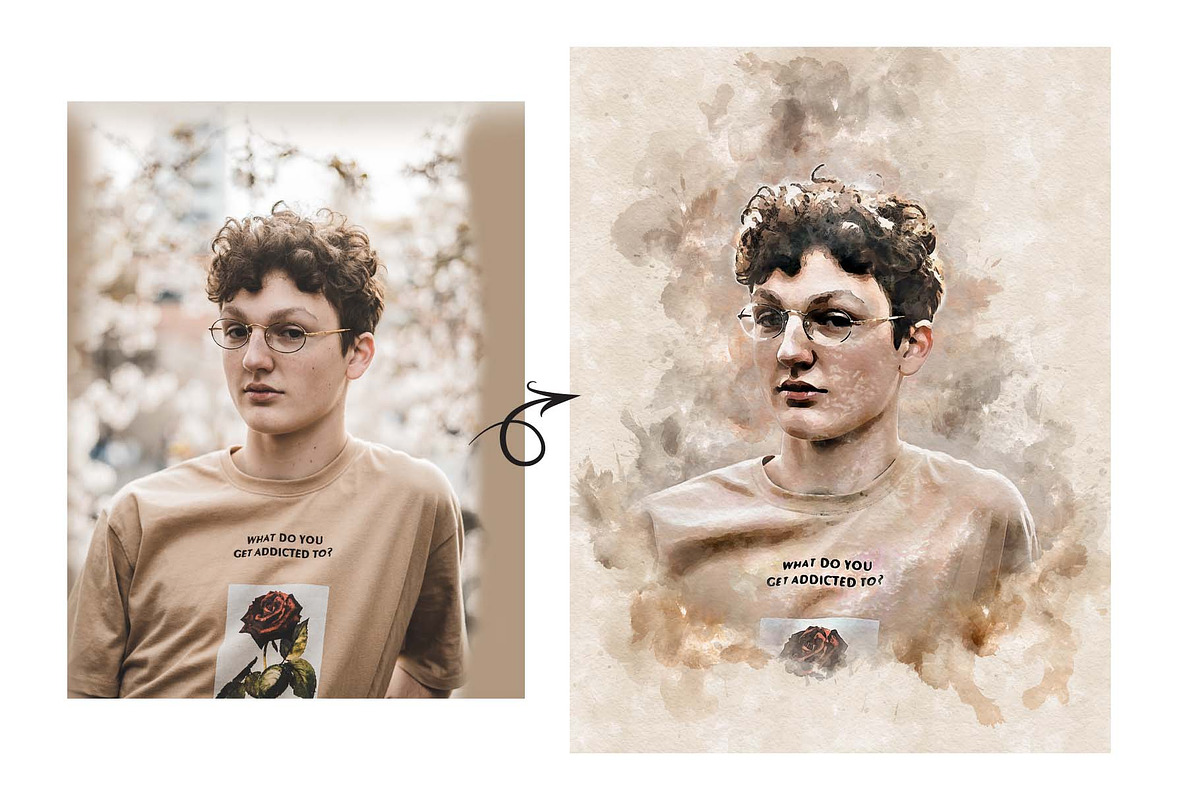 Realistic Watercolor Effect Action, an Action Add-On by MRI STUDIO (Photo 10 of 17)