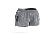 Blue Women Sport Shorts 3D Model, an Object 3D Model by rebrandy (Thumbnail 8 of 9)