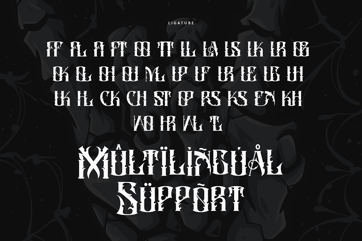 Blacksiny, a Blackletter Font by Letterara (Photo 11 of 12)