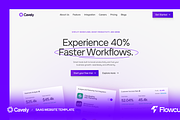 Cavely—SaaS Website Figma Template, a Templates & Theme by FlowCub Design (Thumbnail 1 of 3)
