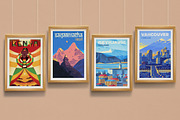 Travel posters. Part 7., an Illustration by Red Monkey (Thumbnail 6 of 14)