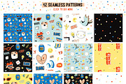 GIRL POWER stickers & patterns, a Stationery Template by Ruslana Lubenets (Thumbnail 6 of 9)
