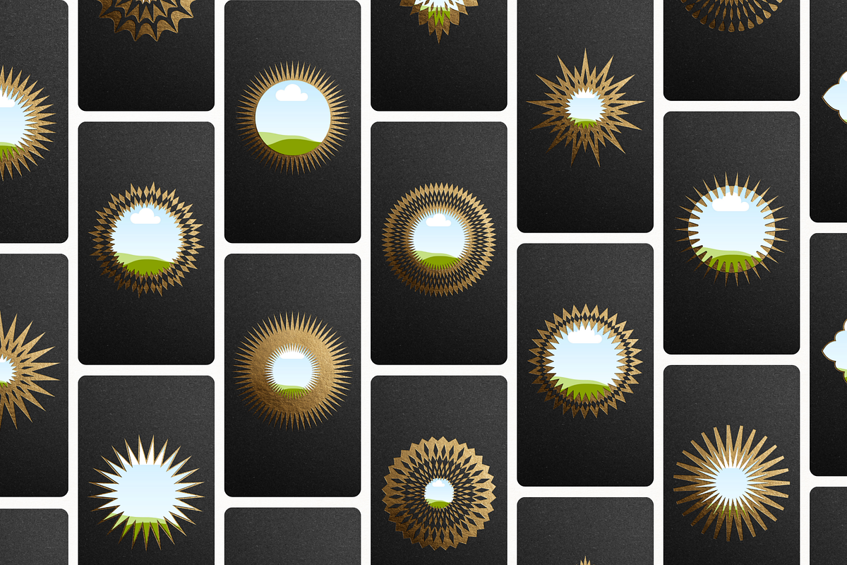 Celestial Gold Foil Papers & Frames, a Social Media Template by The Flossy Finch (Photo 12 of 20)