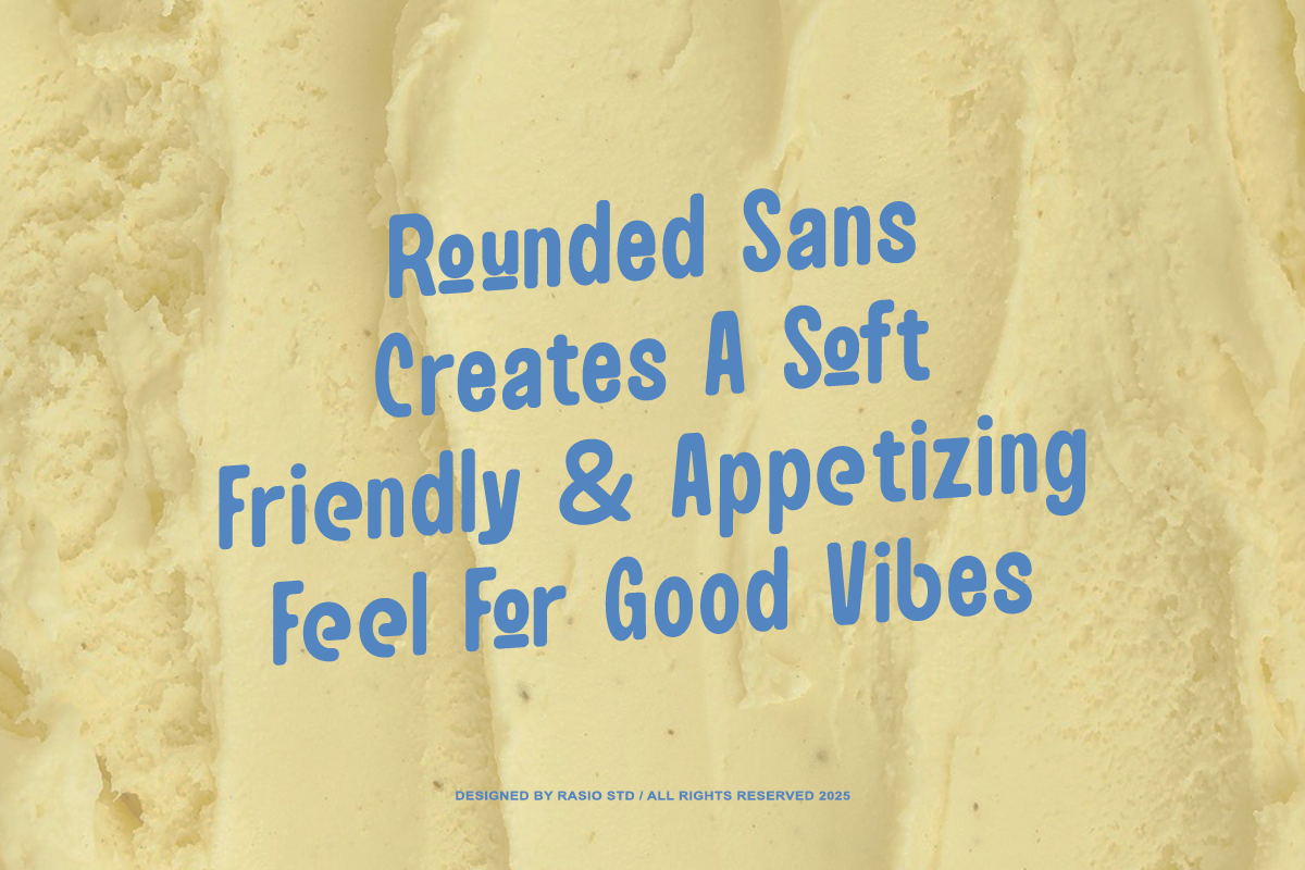 Butter Humble Food Rounded Sans Font, a Sans Serif Font by Rasio Studio (Photo 7 of 10)