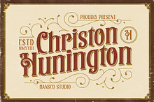 Christon Hunington Vintage Font