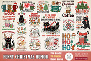 Funny Christmas Humor PNG Bundle, a Seasonal Illustration by GlitterCraft (Thumbnail 1 of 101)