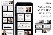 Nail Tech Acuity Scheduling • Canva, a Websites & App Template by OniriqveDesigns (Thumbnail 1 of 8)
