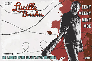 Lucille - Barbed Wire AI Brushes