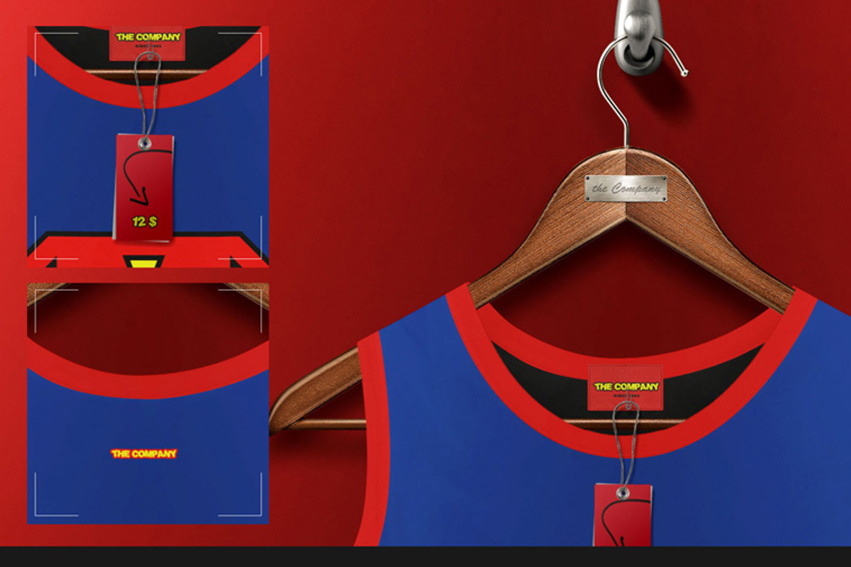Tank Shirt On 5 Stages Mock-up, a Hoody Mockup by Mocca Mockups Store (Photo 6 of 69)