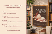 Book & Library Template Kit, a Poster Template by Bloom Art (Thumbnail 5 of 10)