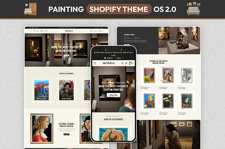 Art Painting Shopify Theme, a Shopify Template by LogicGo Shopify Experts
