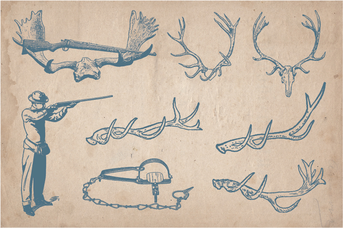 62 vintage outdoors illustrations, a Sport Illustration by Mr Vintage (Photo 3 of 8)