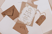 Dry flowers card mockup, a Card Template by YuMyart (Thumbnail 4 of 7)